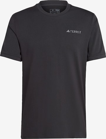 ADIDAS TERREX Funktionsshirt 'Xploric' in Schwarz: predná strana