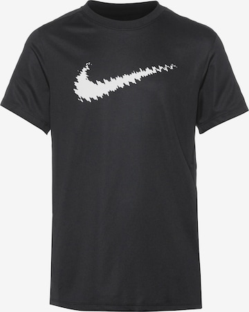 T-Shirt fonctionnel NIKE en noir : devant