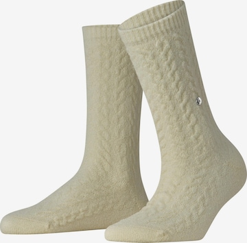 BURLINGTON Socks 'Cable' in Beige: front