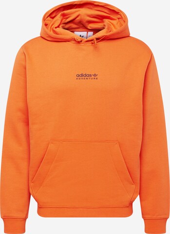 ADIDAS ORIGINALS Sweatshirt 'Adventure' in Orange: front