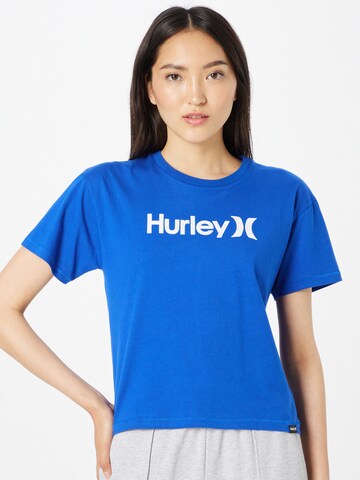 Maglia funzionale di Hurley in blu: frontale