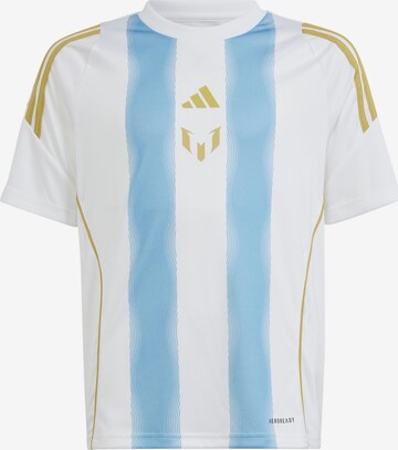 ADIDAS PERFORMANCE - Camisa funcionais 'Pitch 2 Street Messi' em branco: frente