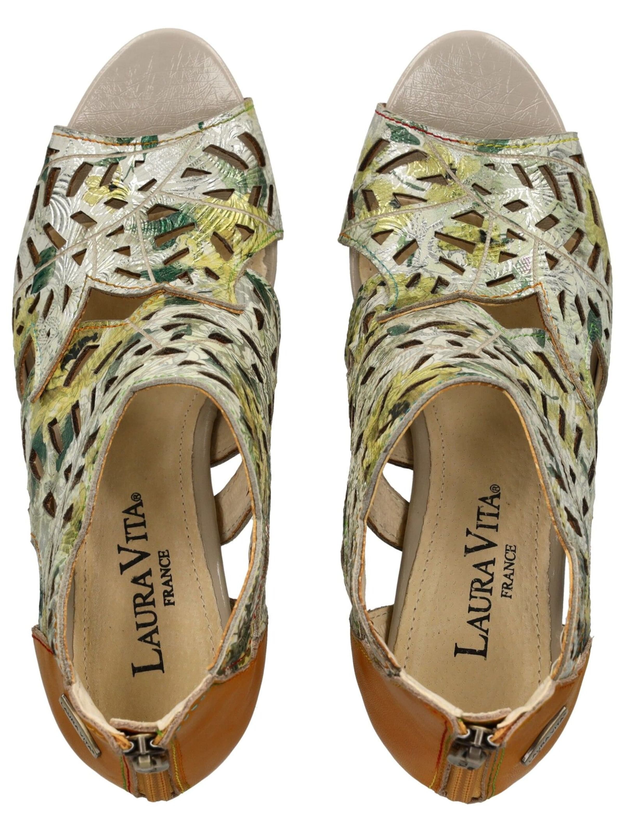 Laura Vita High front pumps in Silver