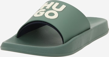 HUGO Red - Sapato aberto 'Nil' em verde: frente