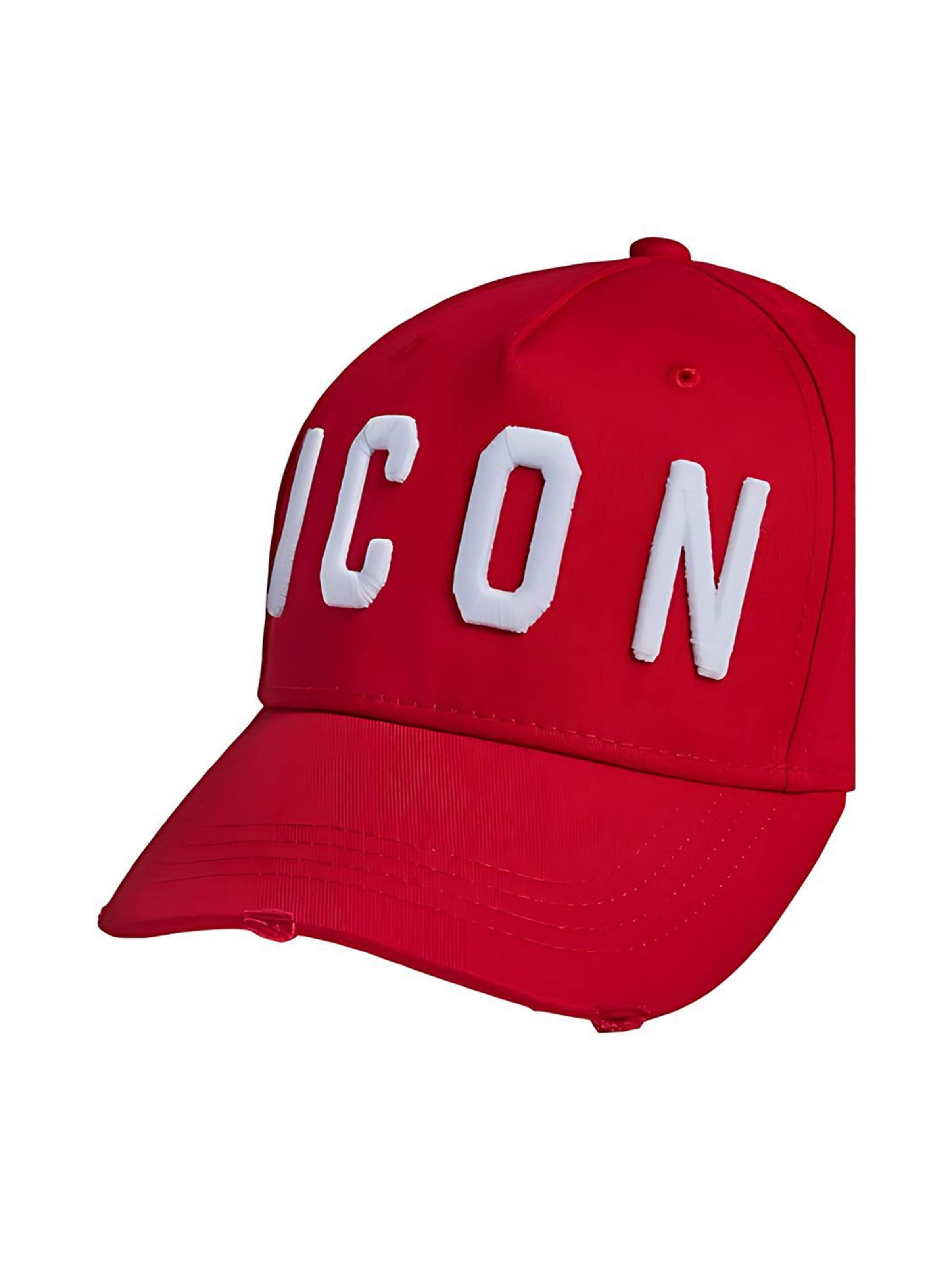 DSQUARED2 Cap 'Dsquared2'‌ in Rot: Vorderseite