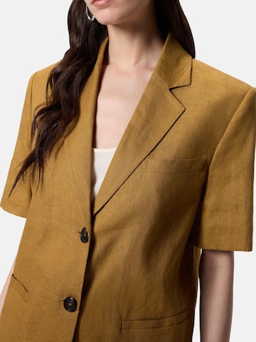 PINKO Tussenjas 'PINKO BRINDISI GIACCA TELA DI LINO GIACCA' in Bruin