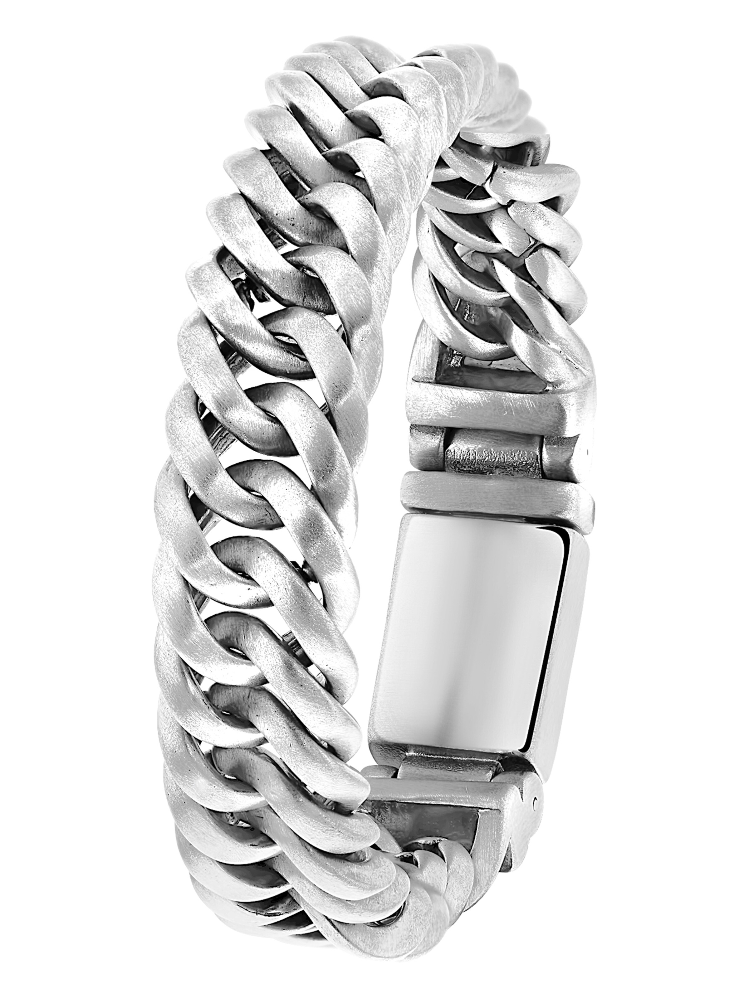 Bracelet Lucardi en argent : devant