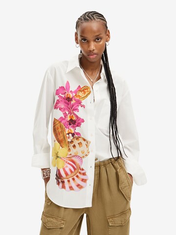 Desigual Blouse 'M. Christian Lacroix shells' in White: front