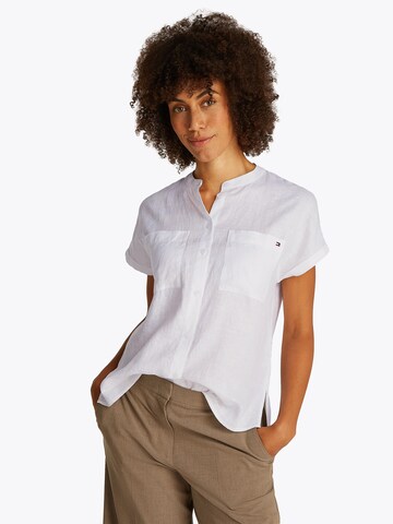 TOMMY HILFIGER Blouse 'ESS' in White: front