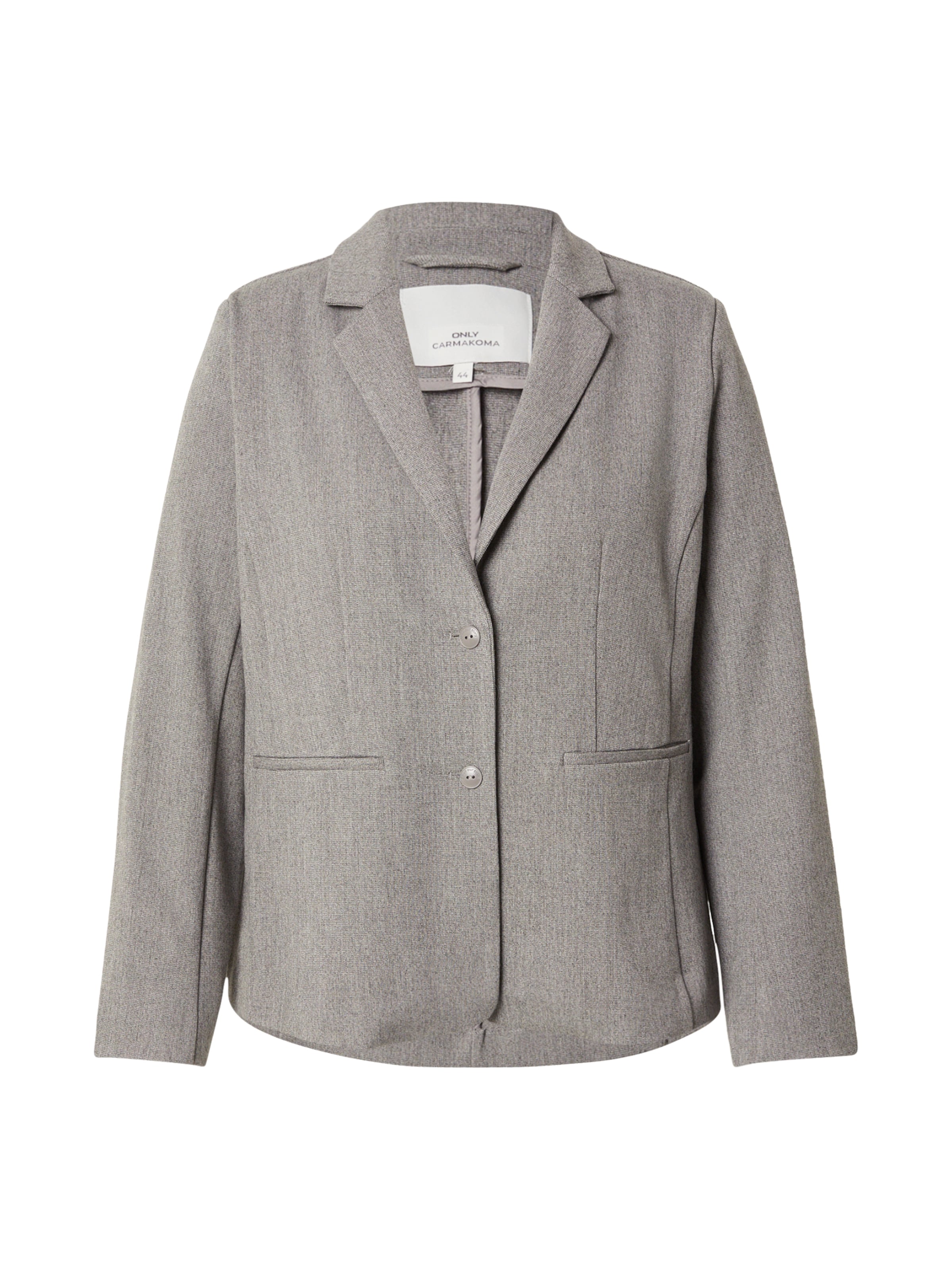 ONLY Carmakoma Blazer 'CARGoldtrash-Elise' in Grey: front
