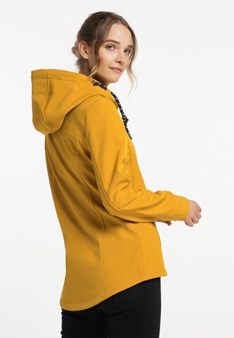 Schmuddelwedda Toiminnallinen takki 'Albee' värissä keltainen
