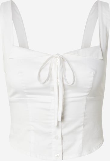 noar studios Overdel 'CORSET TOP' i hvid, Produktvisning