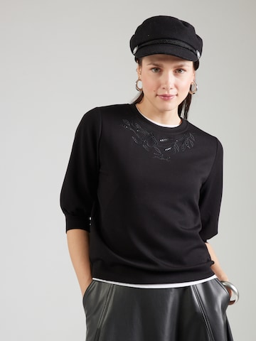 Karl Lagerfeld Mikina 'ORCHID' – černá: přední strana