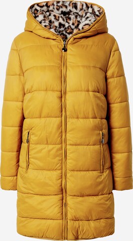 Derhy Zimní kabát 'NEIGE' – žlutá: přední strana
