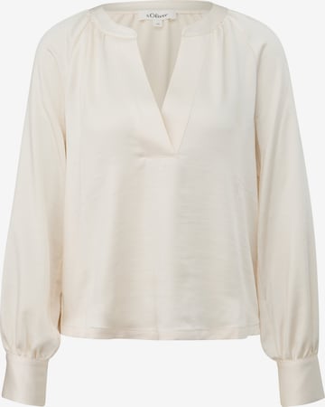 s.Oliver Blouse in Beige: front