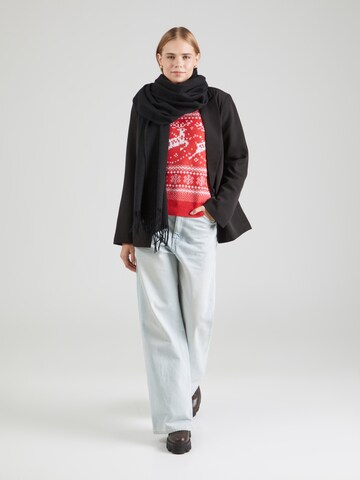 Pullover 'PCSUGAR' di PIECES in rosso