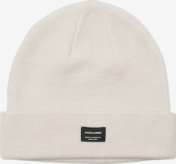 Bonnet 'JJDNA' JACK & JONES en beige : devant