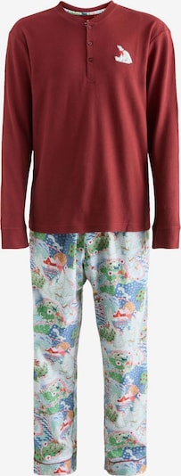 Cath Kidston Pitkä pyjama värissä kuninkaallisen sininen / vihreä / punainen / valkoinen, Tuotenäkymä