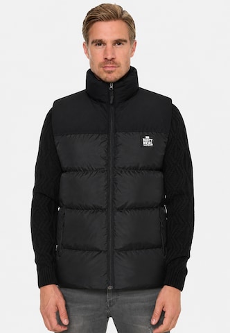 Gilet Rusty Neal en noir : devant