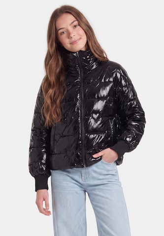 MYMO - Chaqueta de entretiempo en negro: frente