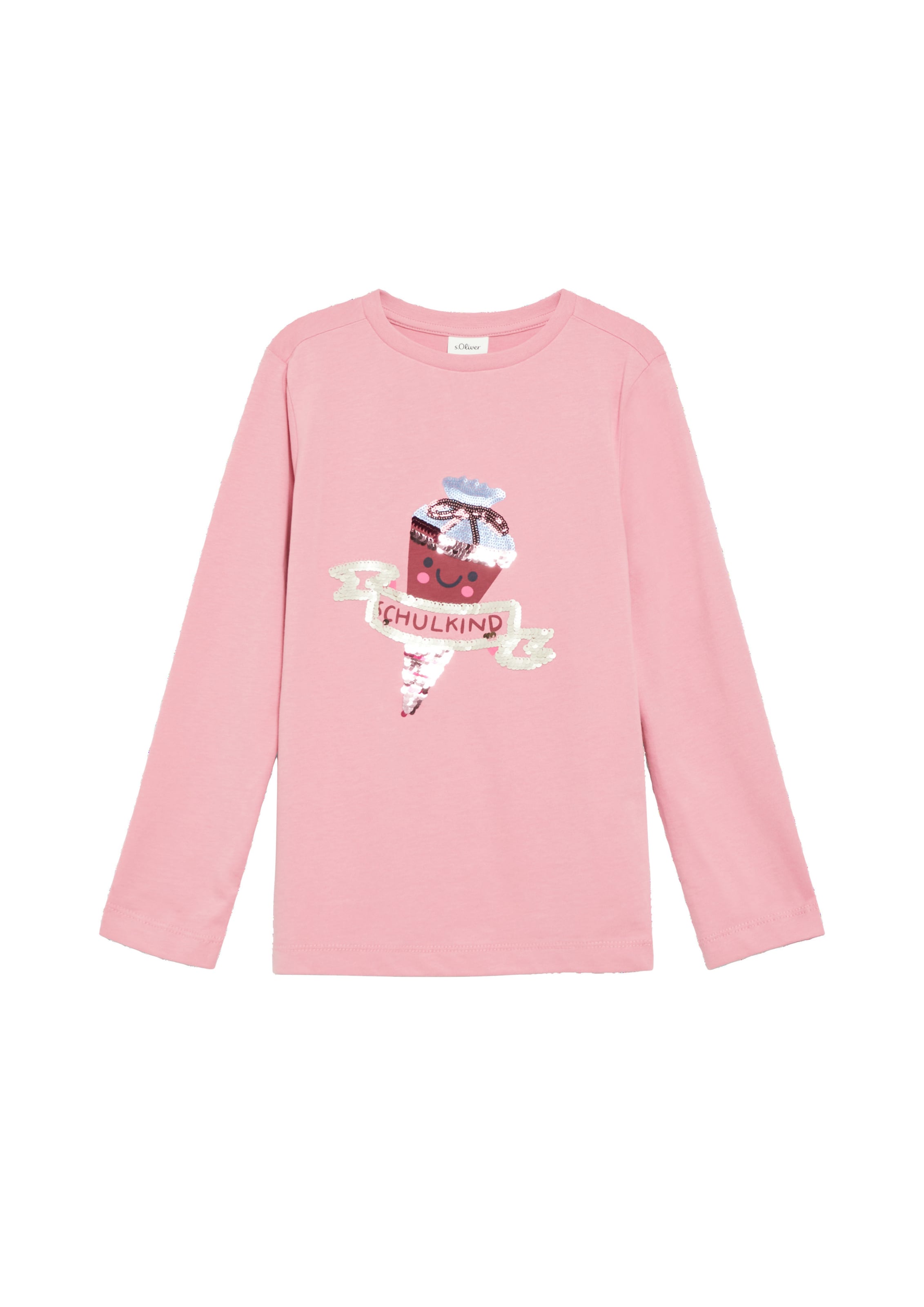 s.Oliver Shirt in Roze: voorkant