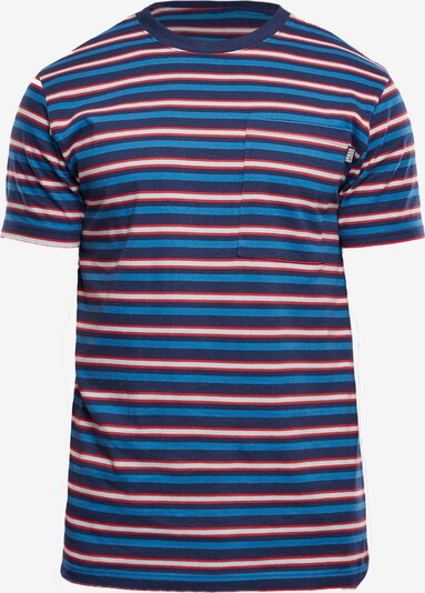 Urban Classics Big & Tall Shirt in himmelblau / dunkelblau / rot / weiß, Produktansicht