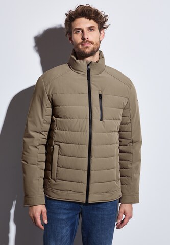 Street One MEN Between-Season Jacket in Brown: front