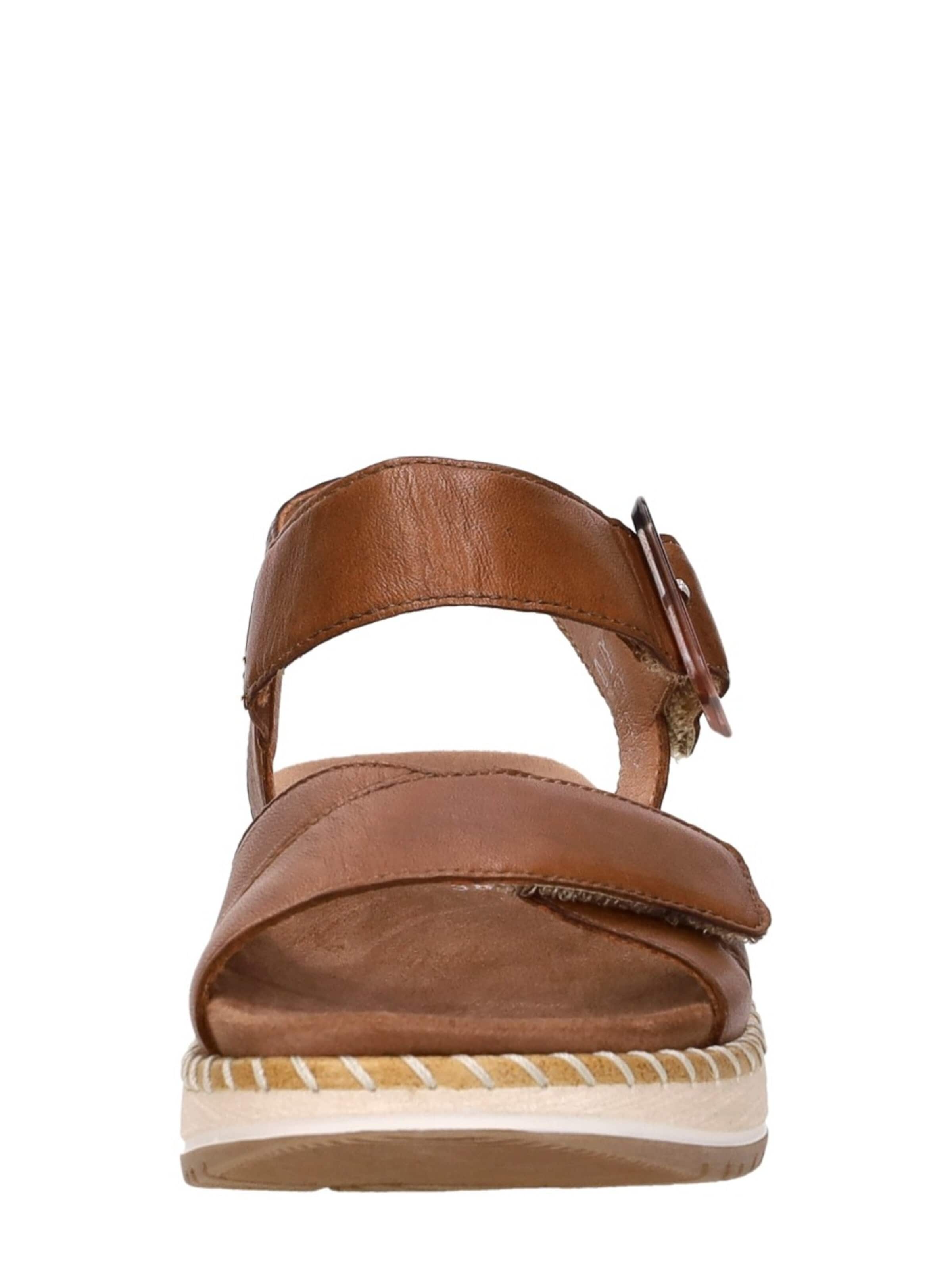 Sandales 'Sandalen Plat' REMONTE en marron