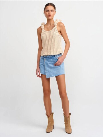 Hiccup Gebreide top in Beige