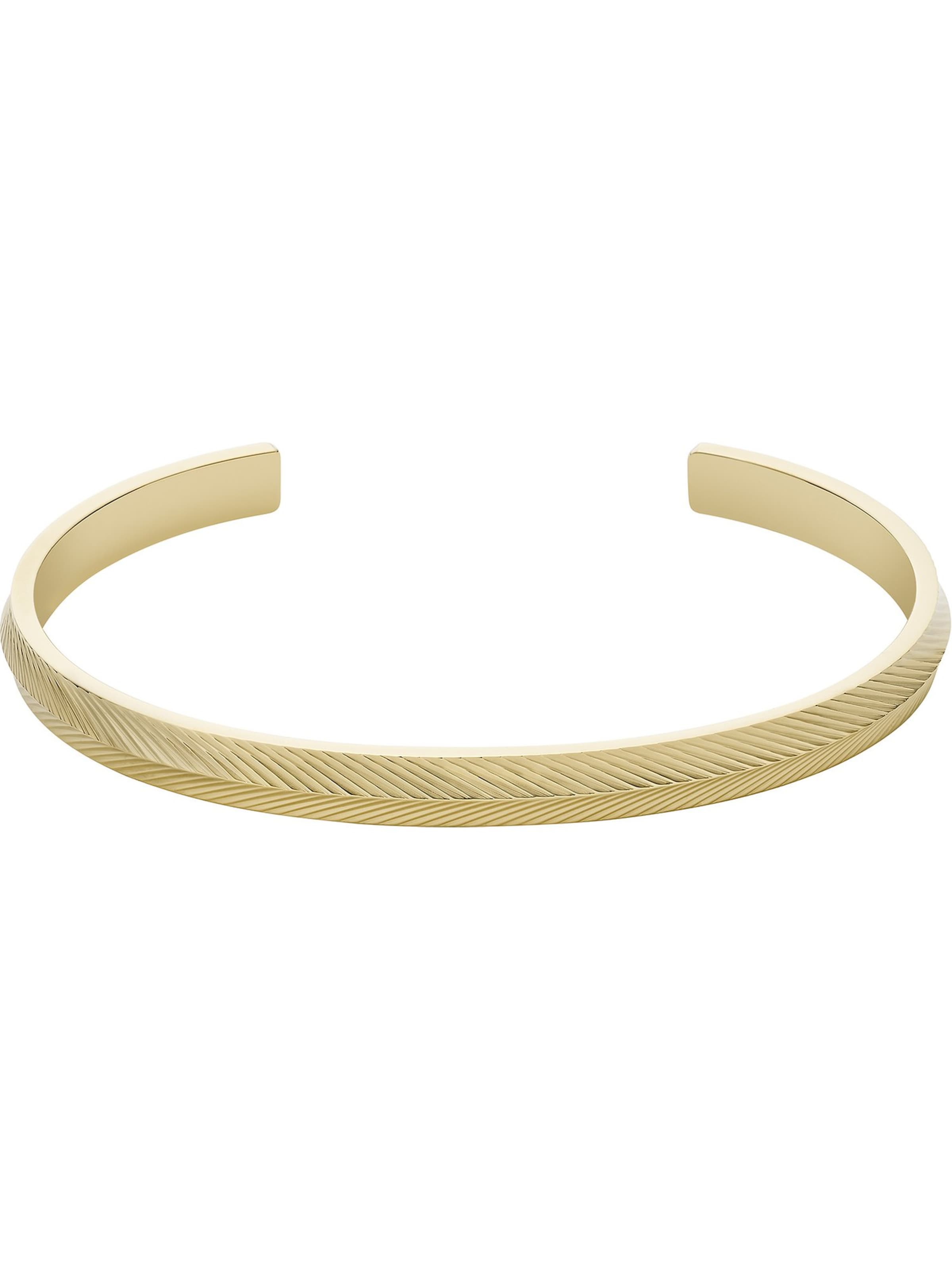 FOSSIL Гривна в злато: отпред