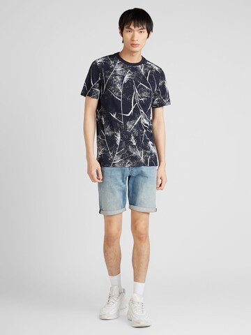 DENHAM Regular Shorts 'RAZOR' in Blau