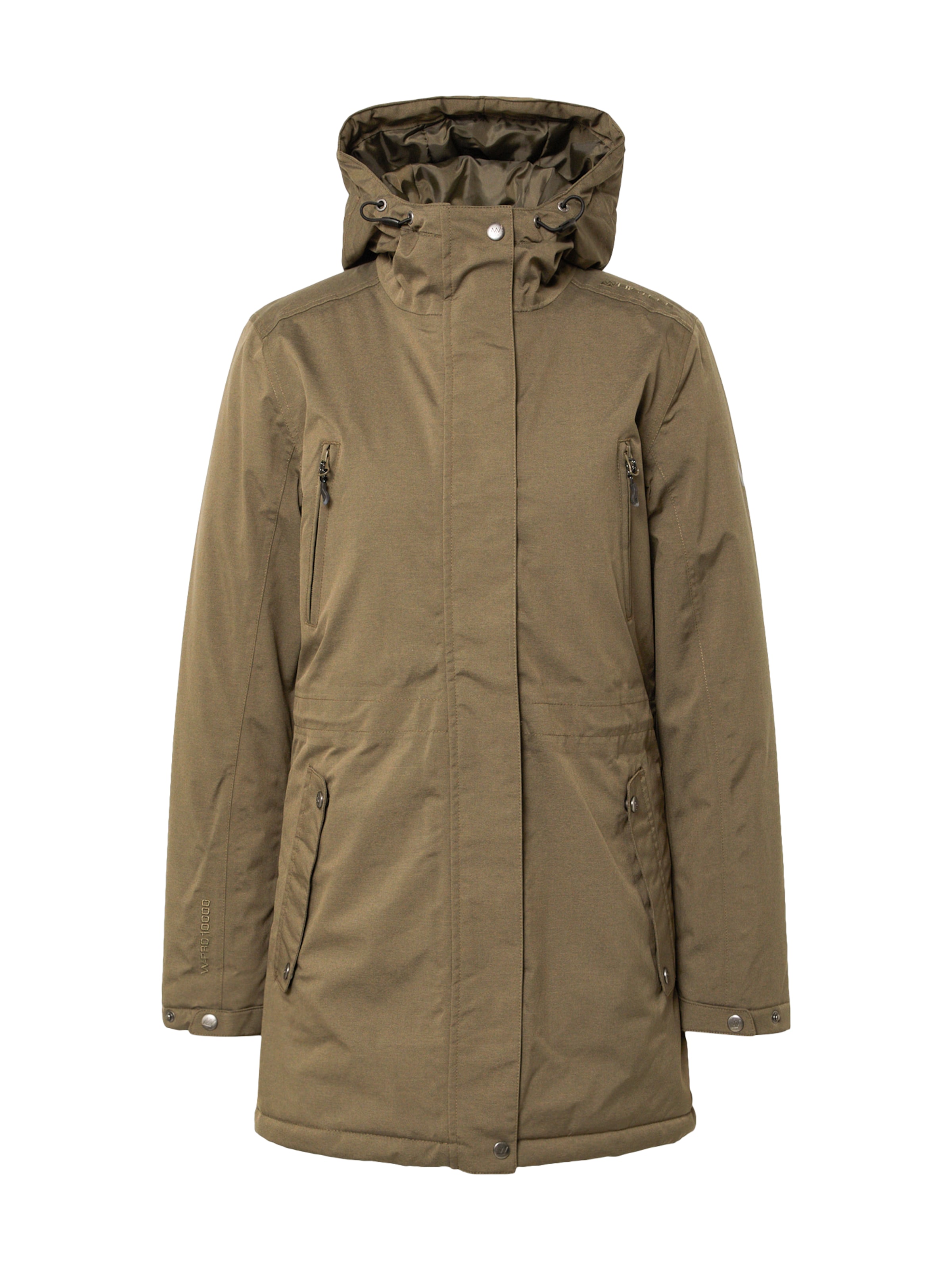 Whistler Parka in Braun: Vorderseite