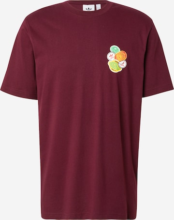 ADIDAS ORIGINALS T-Shirt in Rot: Vorderseite