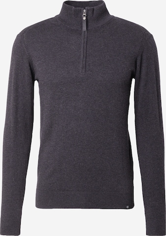 Pull-over 'Ancona' INDICODE en noir : devant
