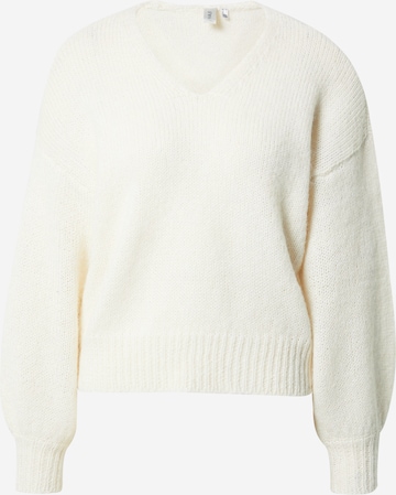 Y.A.S Sweater in White: front