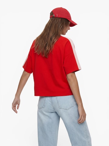 PIECES Sweatshirt 'PCCHILLI' in Red
