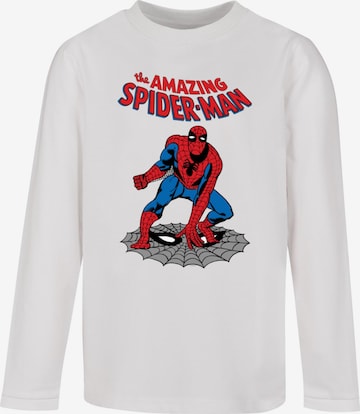ABSOLUTE CULT Shirt 'Marvel Universe - The Amazing Spider-Man' in White: front
