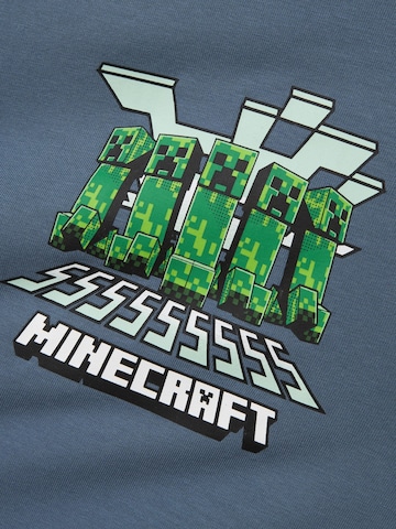 T-Shirt 'Minecraft' NAME IT en bleu