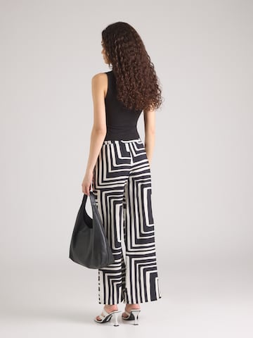 Hailys Wide Leg Housut 'Li44se' värissä musta