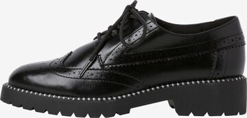 s.Oliver Lace-up shoe in Black