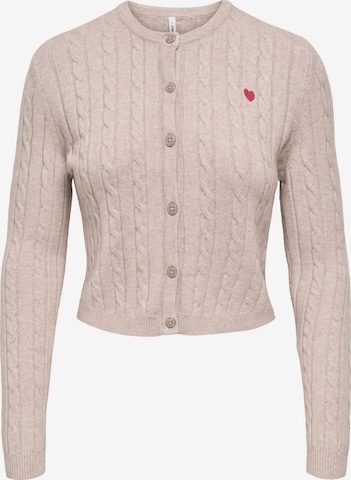 ONLY Strickjacke 'ONLKATIA' in Pink: Vorderseite