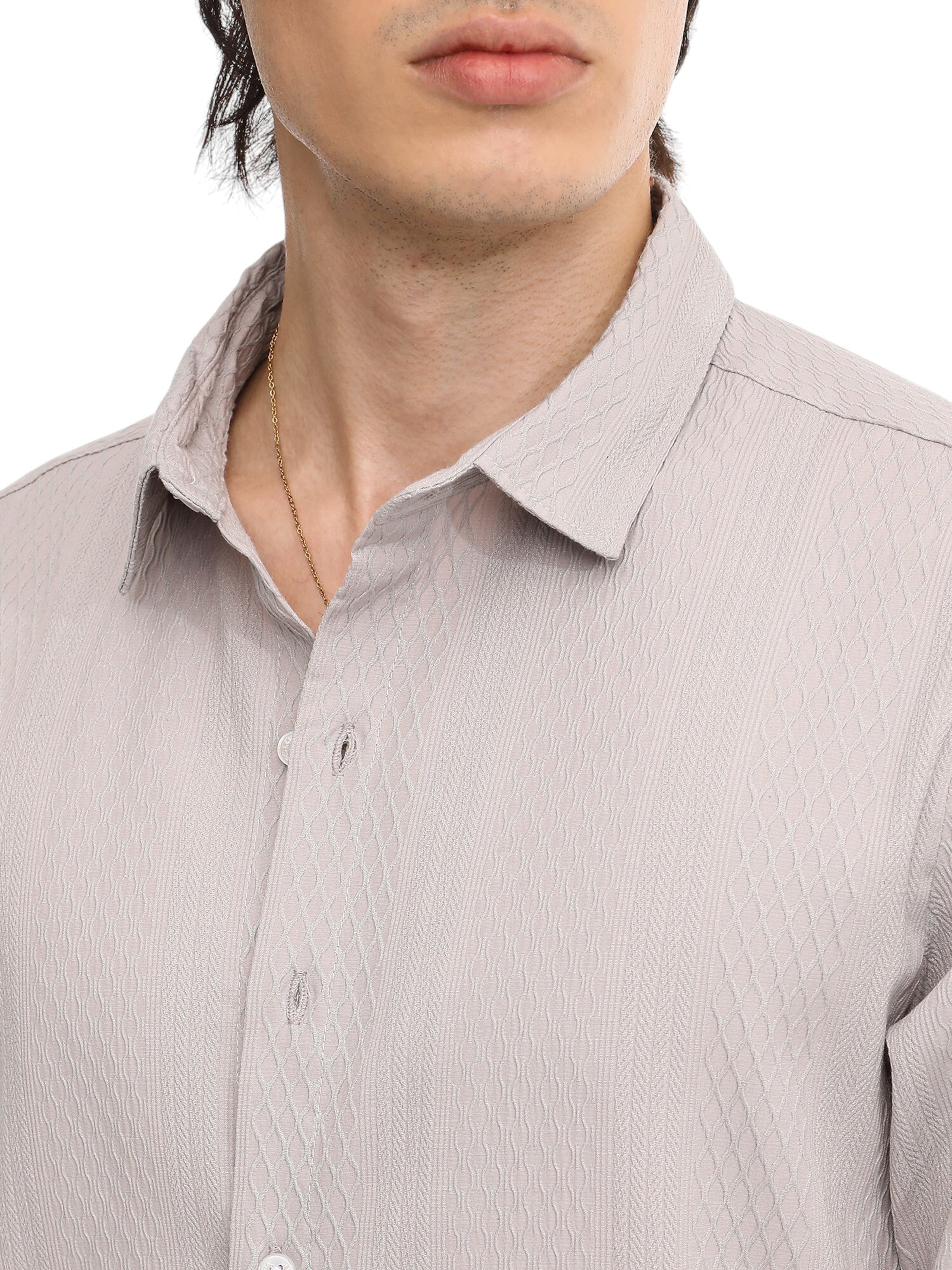 Campus Sutra Средняя посадка Рубашка 'Wendi' в Бежевый