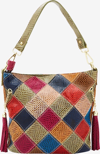 FELIPA Shoulder bag in Navy / Olive / Dark pink / Blood red, Item view