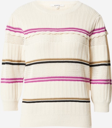 GARCIA Sweater in White: front