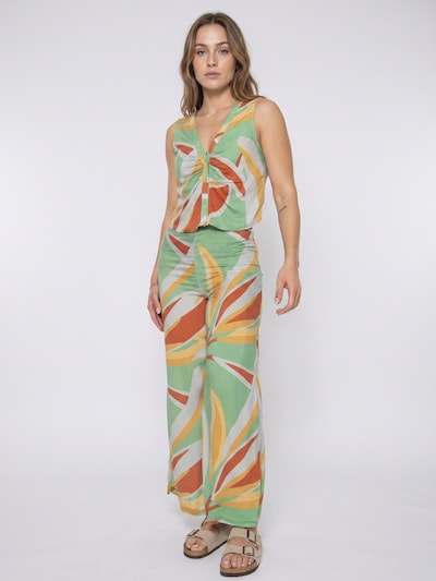 wild pony Pants 'Pantalón largo amplio estampado floral Bromelia' in 34 in Mixed colors, Item view