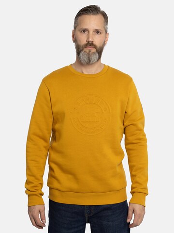 FORSBERG Sweatshirt 'Sweatshirt mit 3D Logo' in Yellow