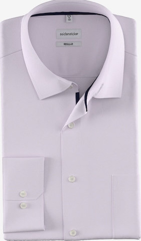 SEIDENSTICKER Regular fit Button Up Shirt in Purple