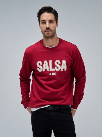 Salsa Jeans Sweatshirt in Red: front