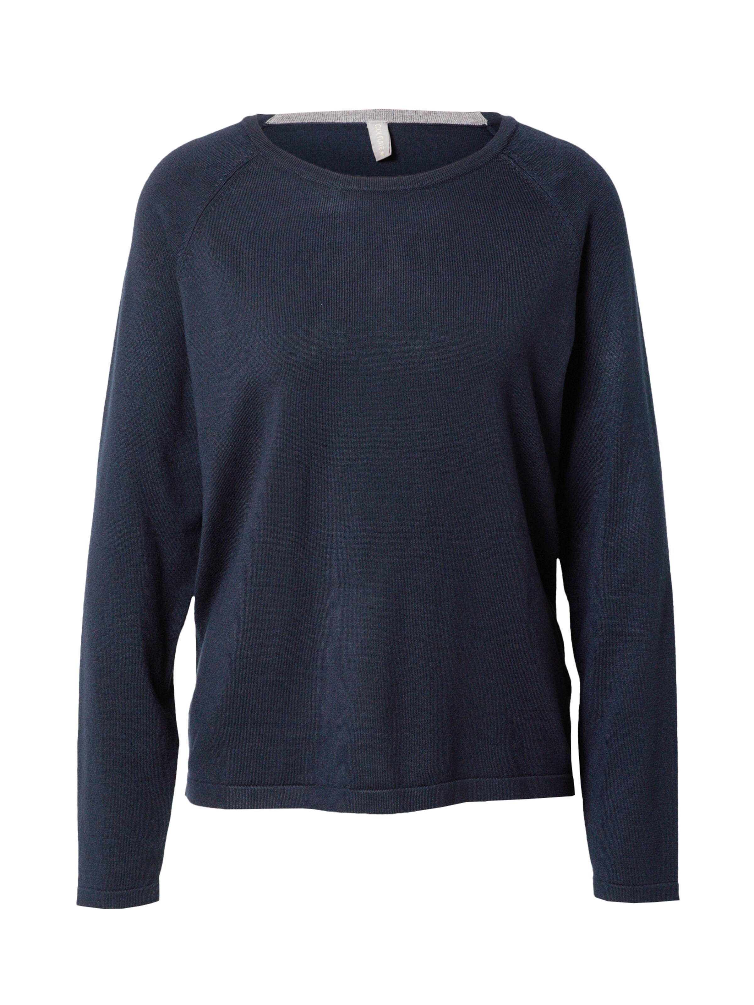 Pull-over 'Annemarie' CULTURE en bleu : devant