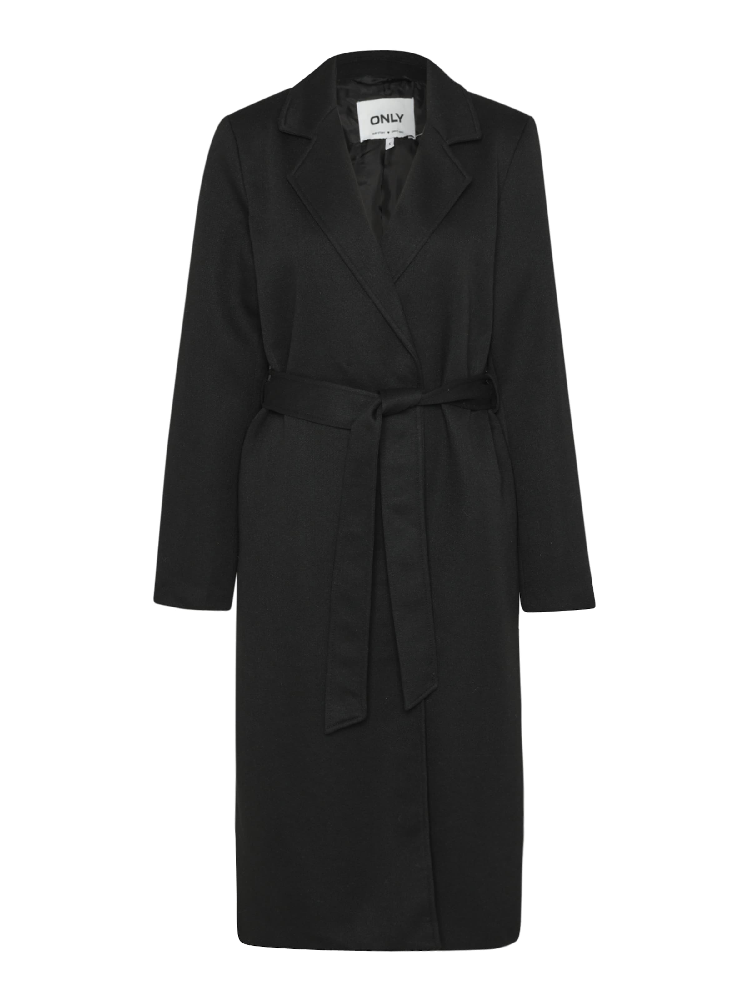 Only Tall Between-Seasons Coat in Black: front